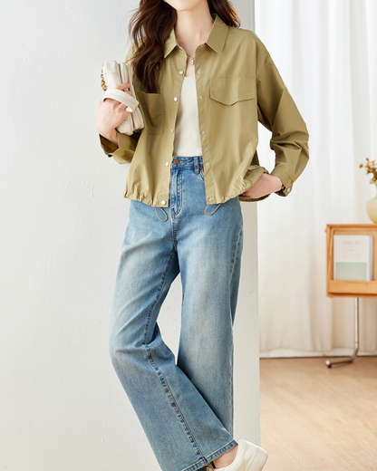 Talia Ease Utility Cotton Jacket