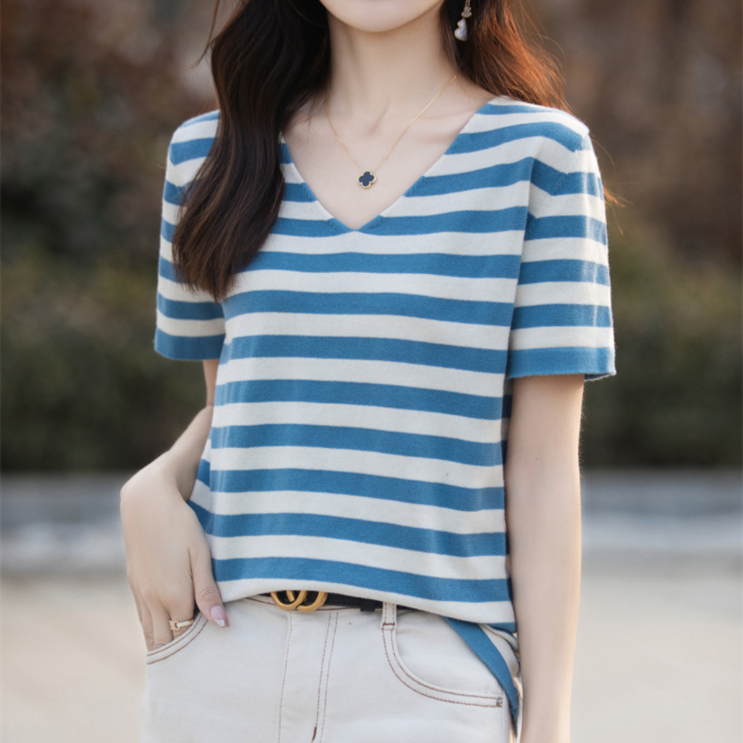 Delia Soft Stripe T-Shirt