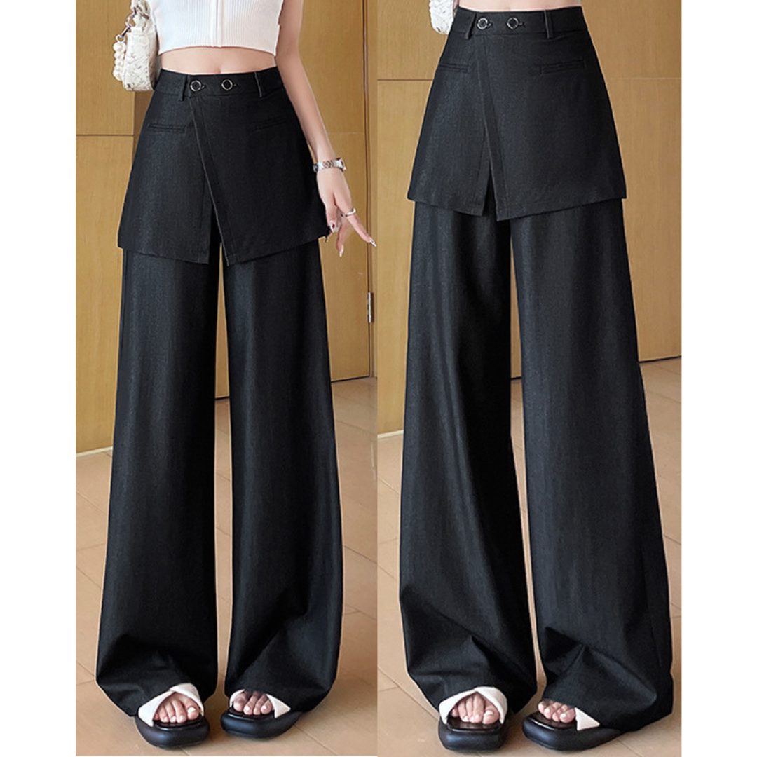 Lunel Layered Pleat Trousers