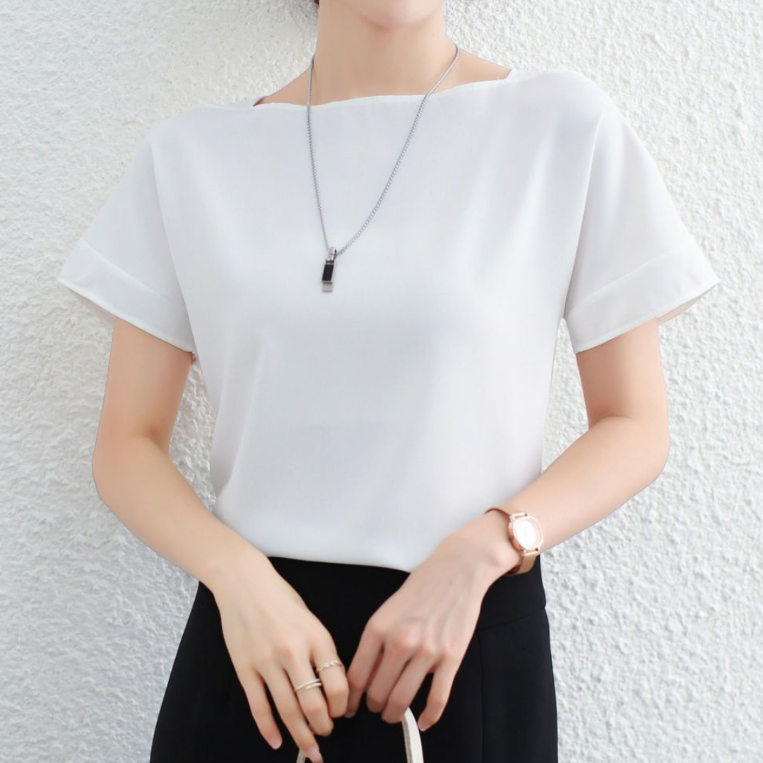 Isla Airy Curve Sleeve Blouse
