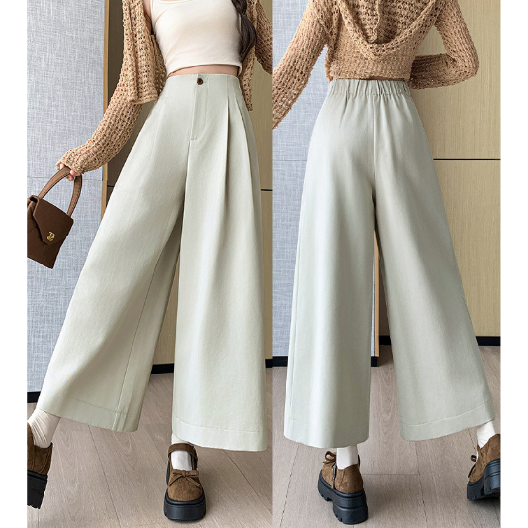 Mara Ease Crop Pleat Pants