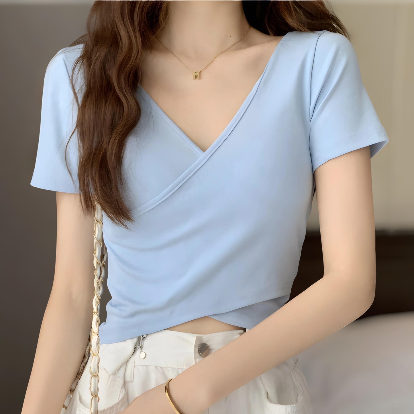 Elara Cross Curve T-Shirt
