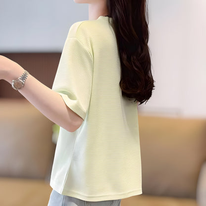 Daisy Knot Side Waffle T-Shirt