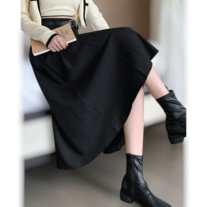 Vera Soft Pleat Belted Skirt