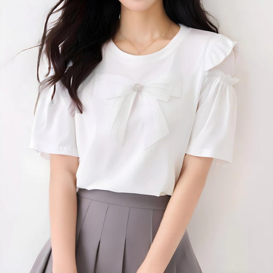 Clara Ribbon Puff T-Shirt