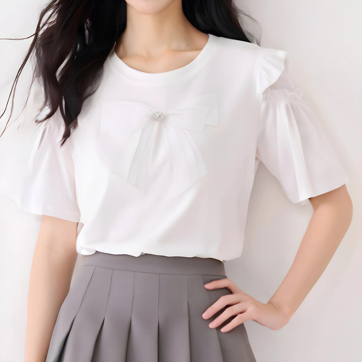 Clara Ribbon Puff T-Shirt