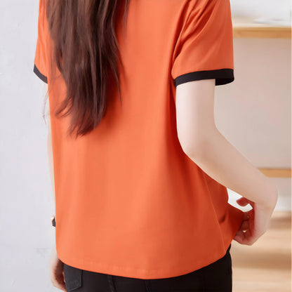 Elora Bloom Line Cotton T-Shirt