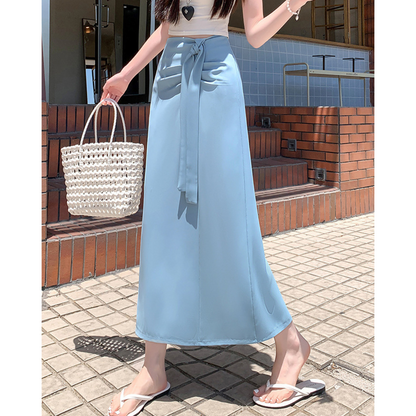 Mira Soft Tie Column Skirt