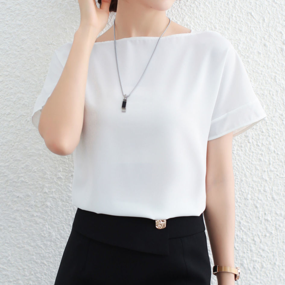 Isla Airy Curve Sleeve Blouse
