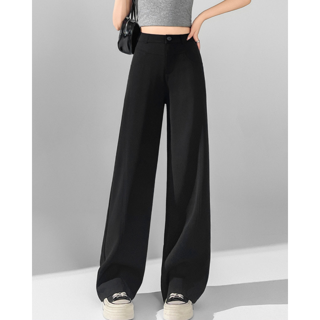 Isla Curve Stitch Wide Trousers