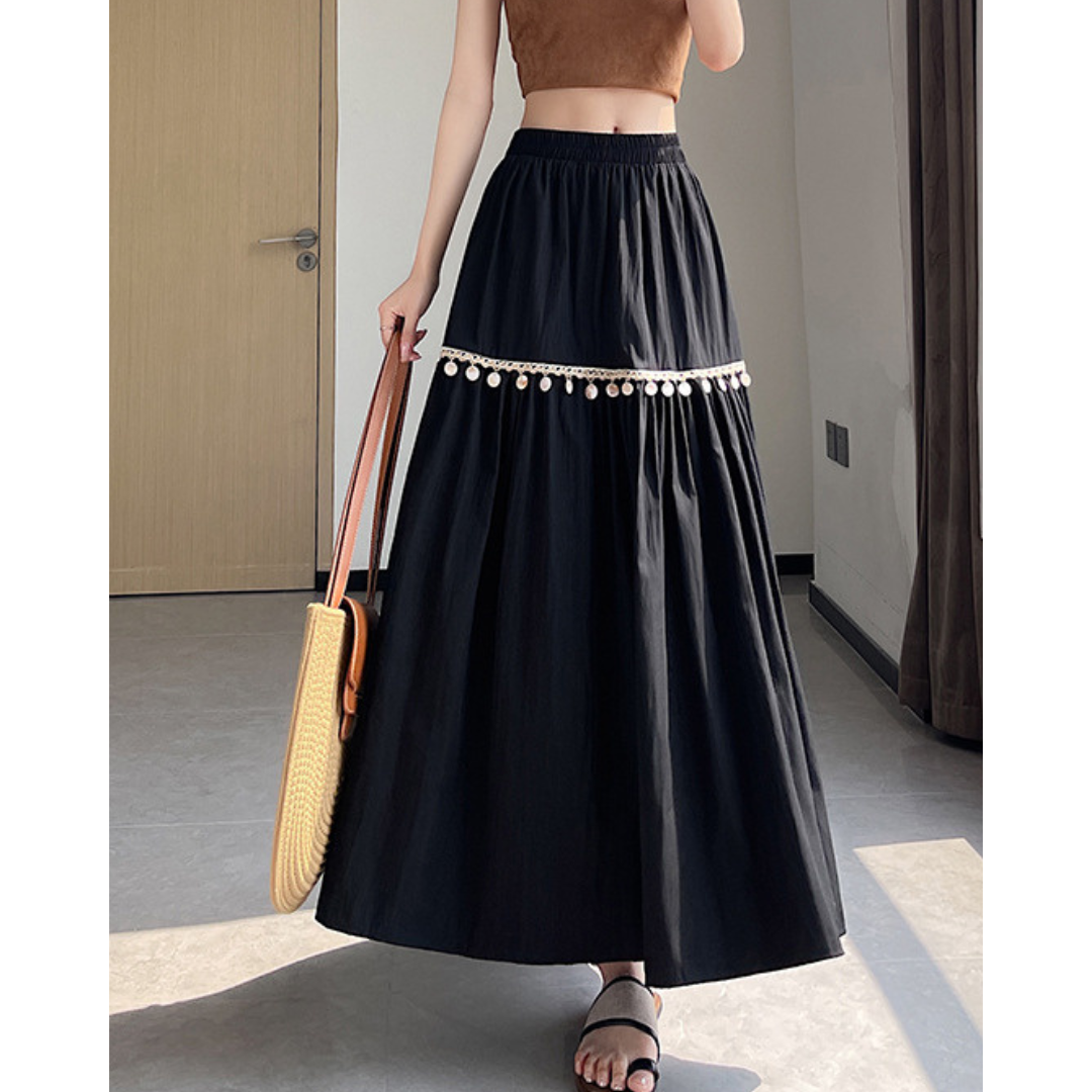 Solena Shell Trim Skirt