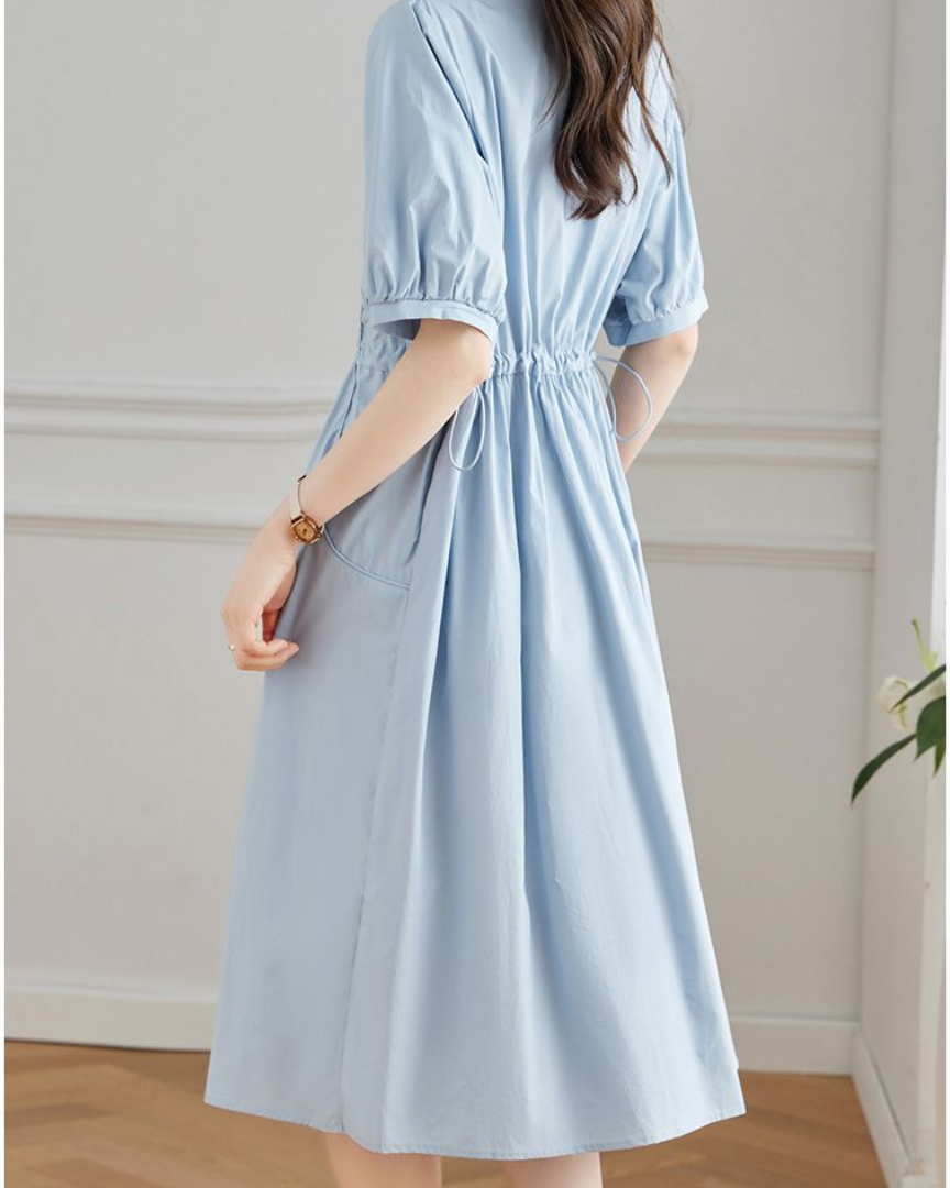 June Ease Cotton Shirt Dress