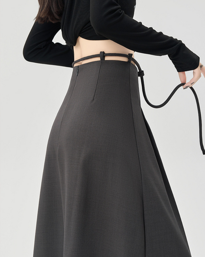 Rhea Loop Flare Skirt