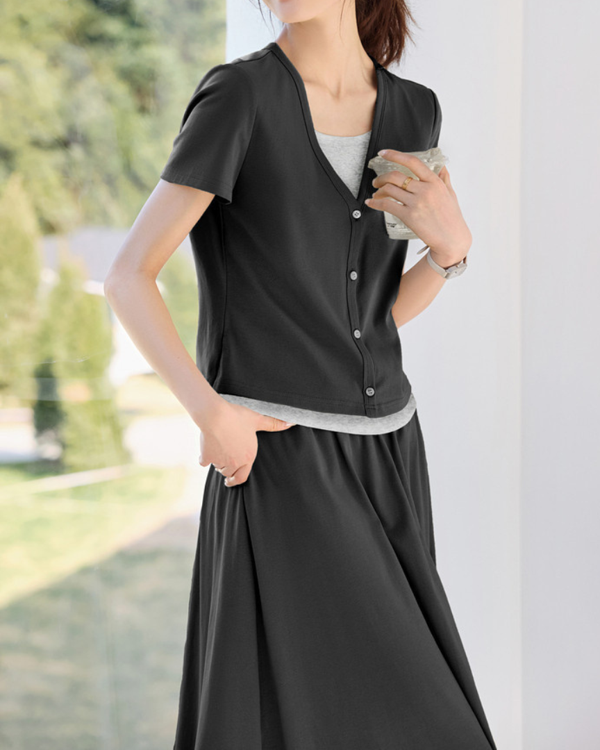 Siena Layered Calm Skirt Set