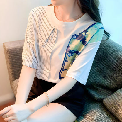 Elara Patch Print T-shirt
