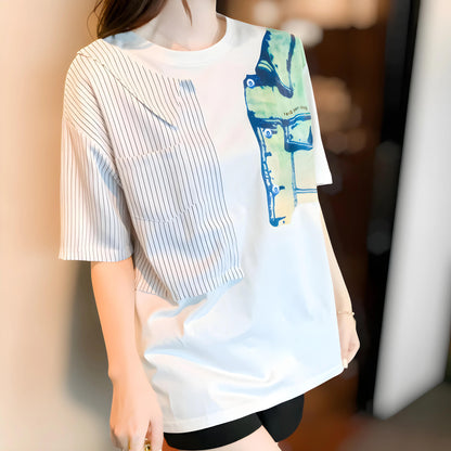 Elara Patch Print T-shirt