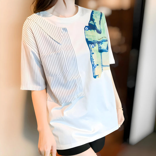 Elara Patch Print T-shirt