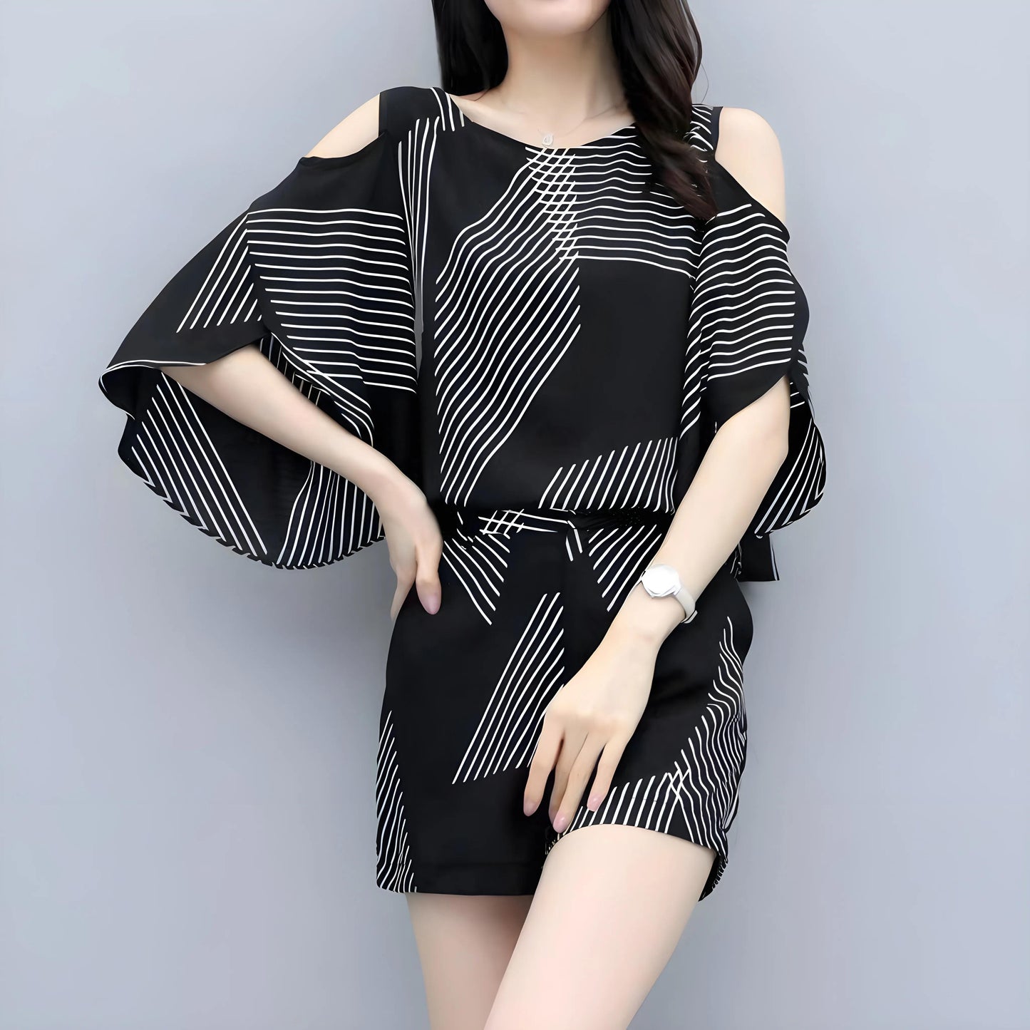 Leora Flow Stripe Set