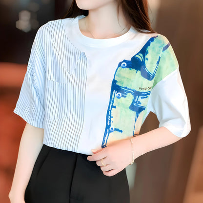 Elara Patch Print T-shirt
