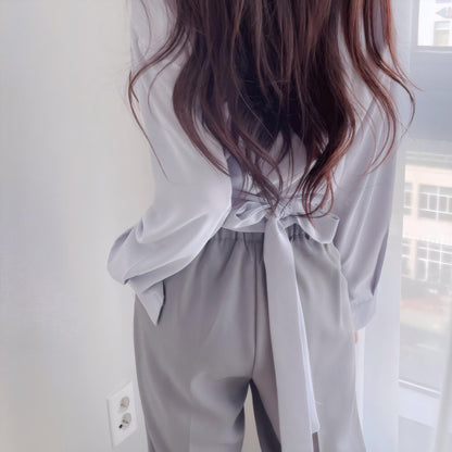 Marina Boat Neck Striped Blouse