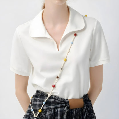 Lina Soft Collar T-Shirt
