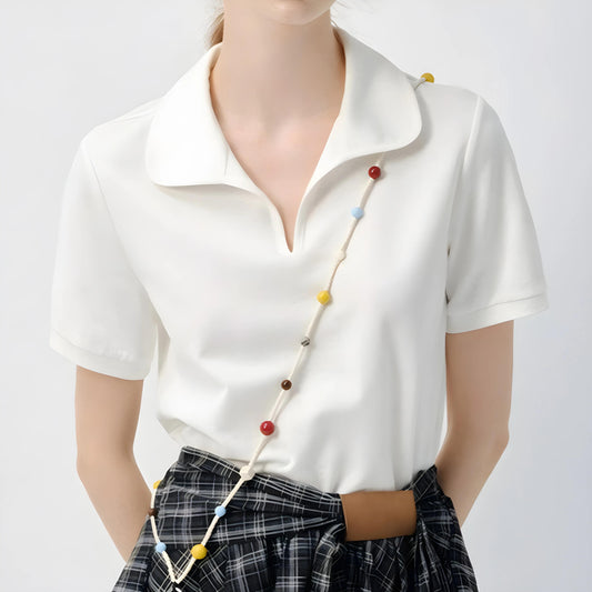 Lina Soft Collar T-Shirt