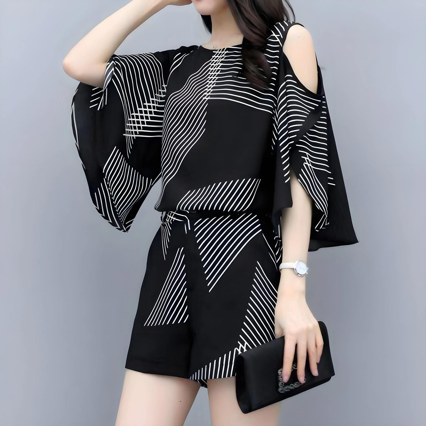 Leora Flow Stripe Set