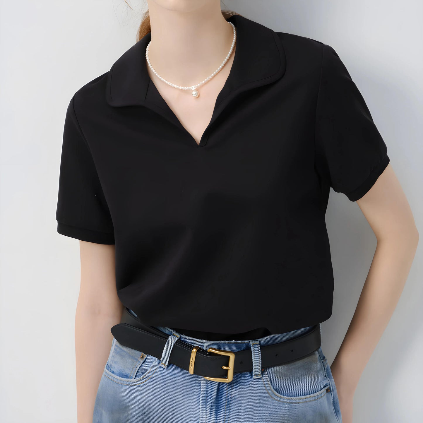 Lina Soft Collar T-Shirt