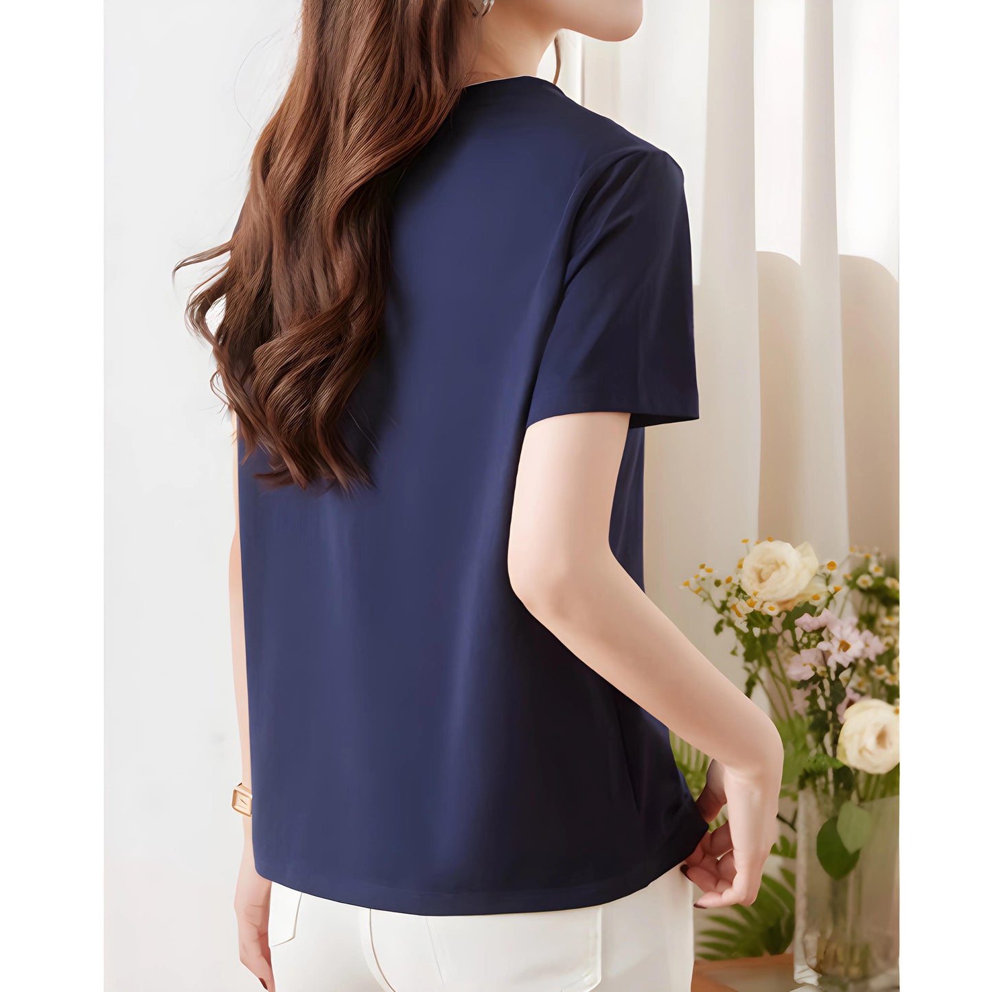 Lynette Bloom Note Cotton T-Shirt