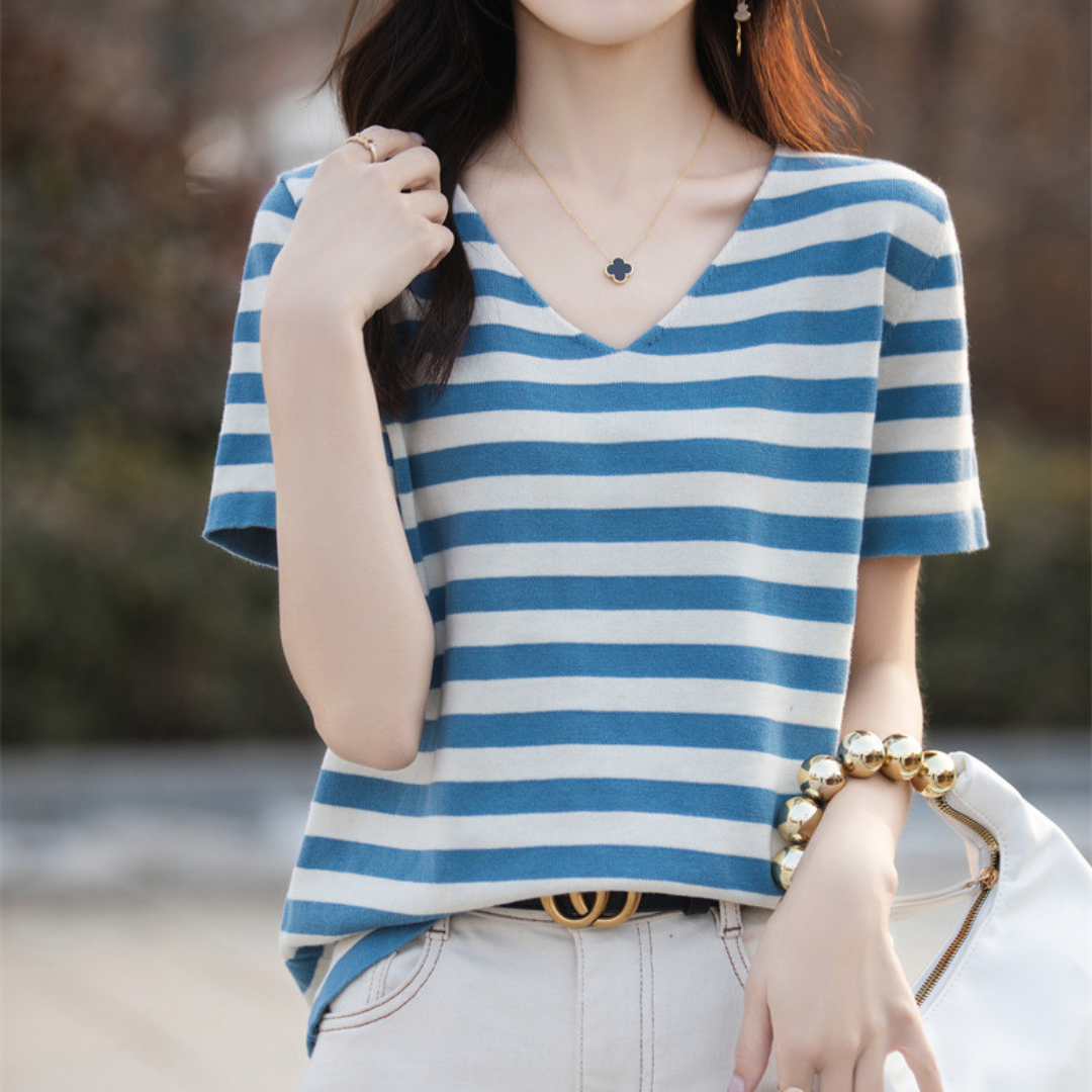 Delia Soft Stripe T-Shirt