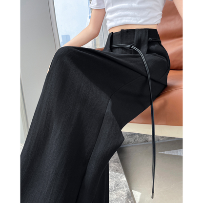 Alba Tie Wide Flax Pants