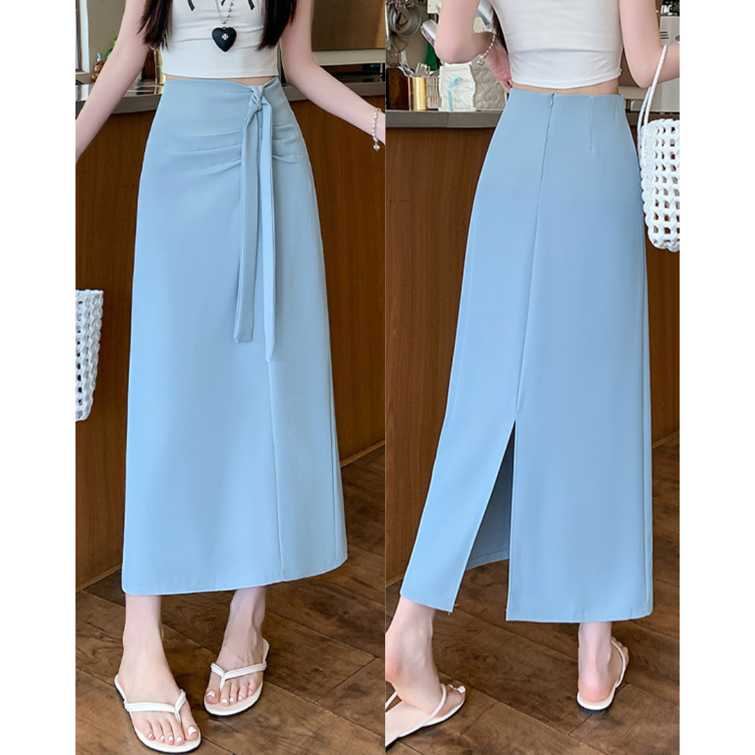 Mira Soft Tie Column Skirt