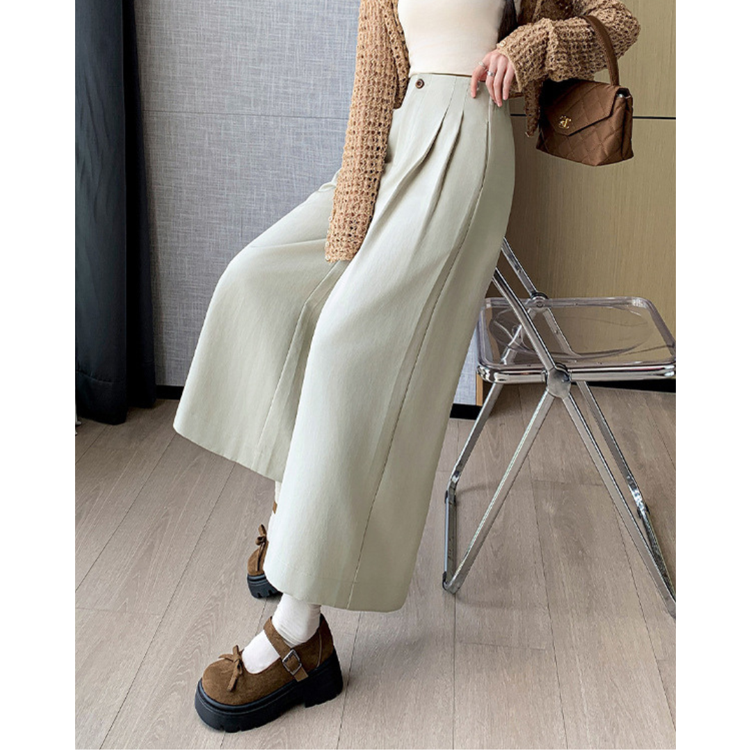 Mara Ease Crop Pleat Pants
