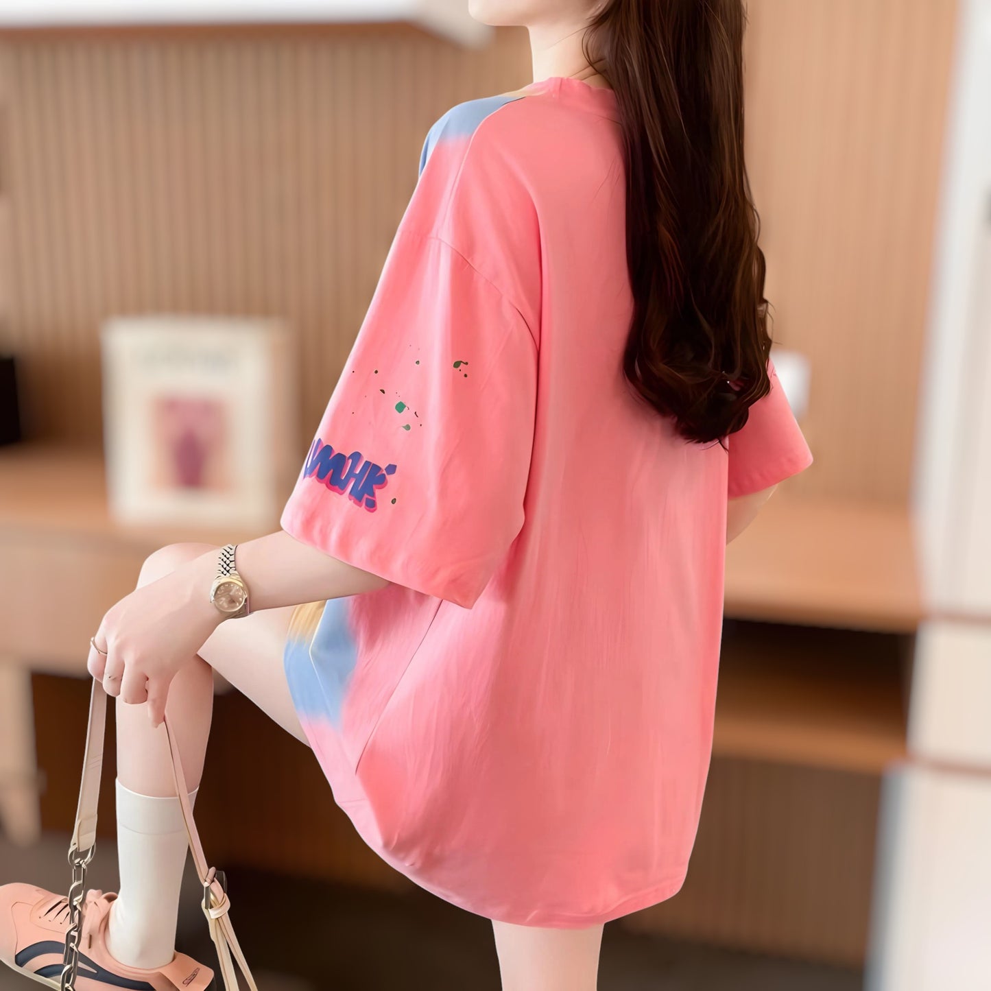 Cloud Pop Paint Oversized T-Shirt