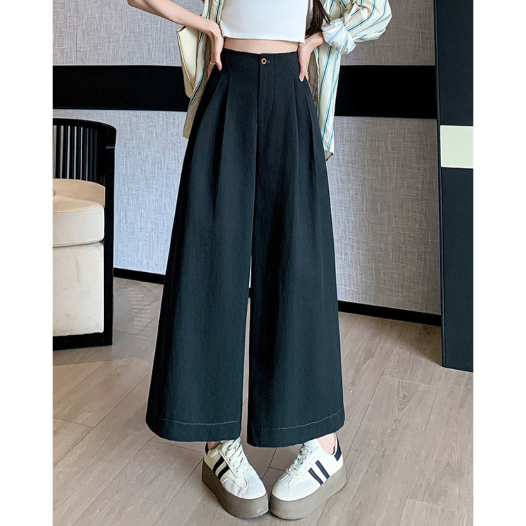 Mara Ease Crop Pleat Pants