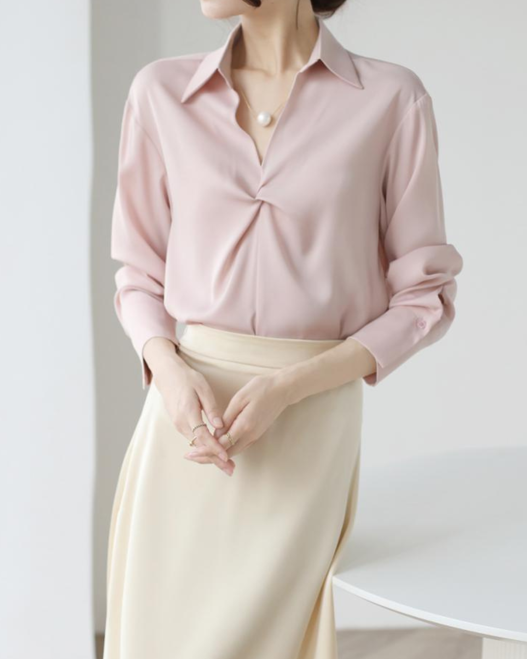 Elise Flow Light Drape Blouse