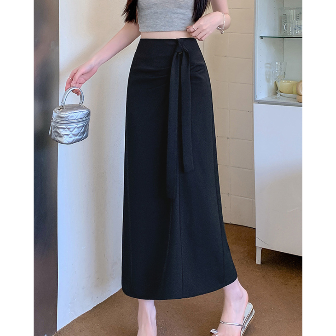 Mira Soft Tie Column Skirt