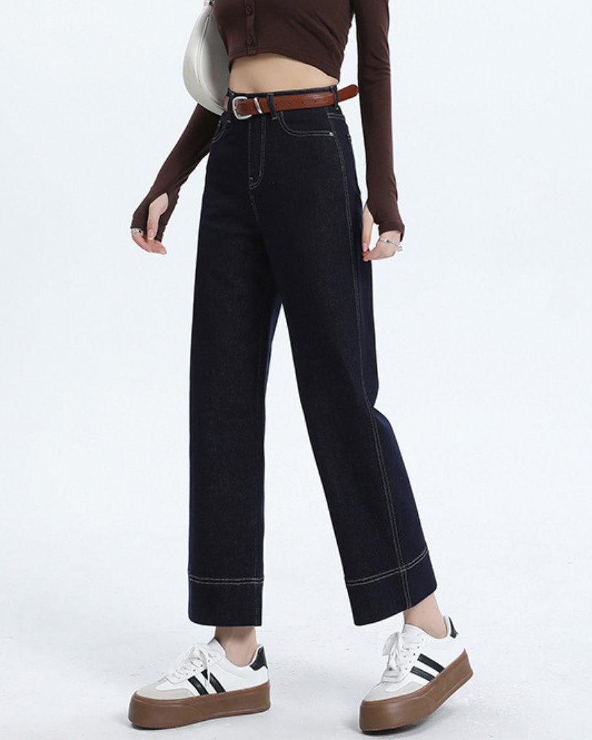 Liora Cuff Straight Denim
