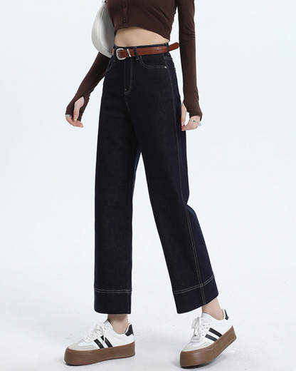 Liora Cuff Straight Denim