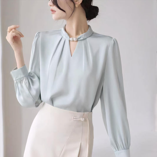 Lila Drift Long Sleeve Light Blouse