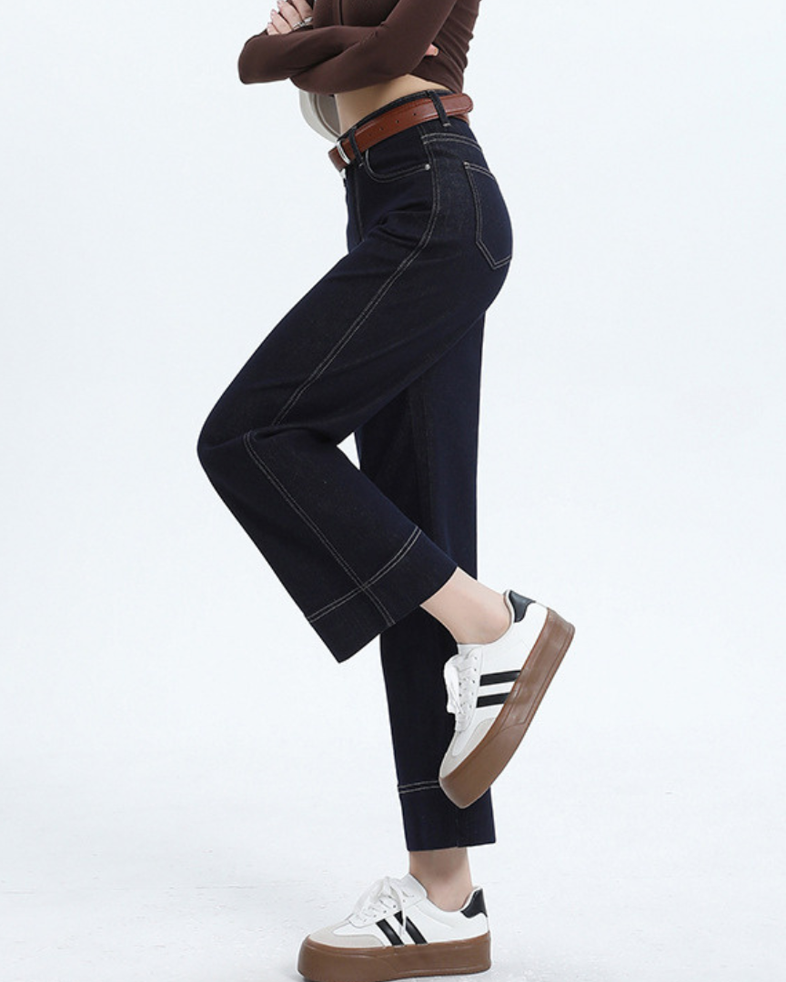 Liora Cuff Straight Denim