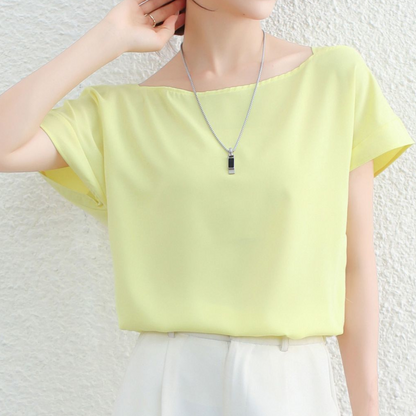 Isla Airy Curve Sleeve Blouse
