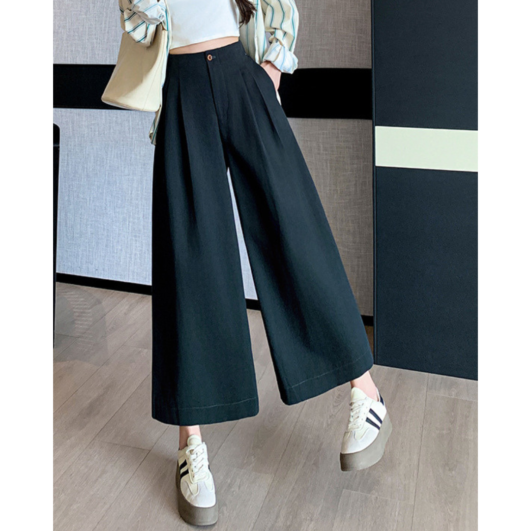 Mara Ease Crop Pleat Pants