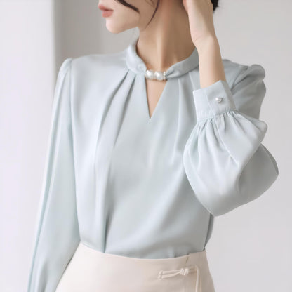 Lila Drift Long Sleeve Light Blouse