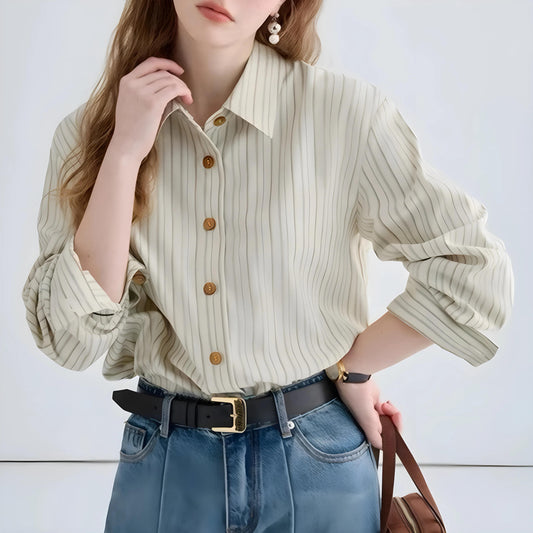 Irene Crisp Stripe Shirt