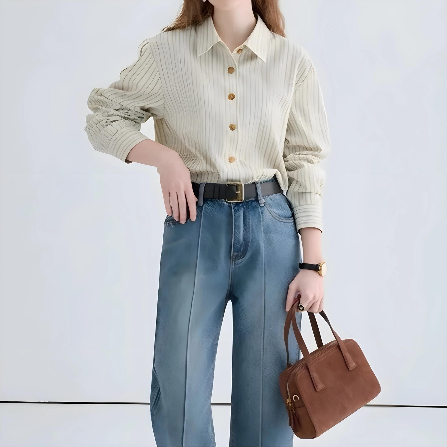 Irene Crisp Stripe Shirt
