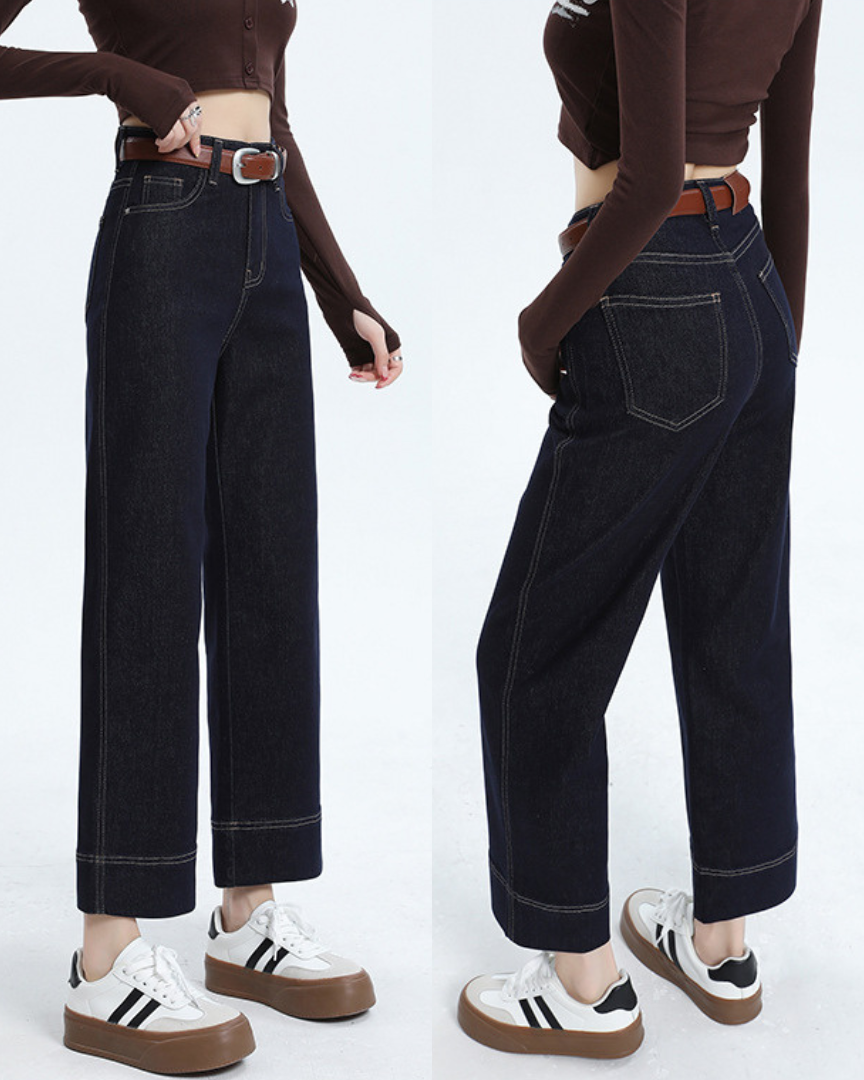 Liora Cuff Straight Denim