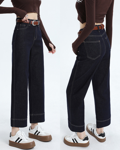 Liora Cuff Straight Denim