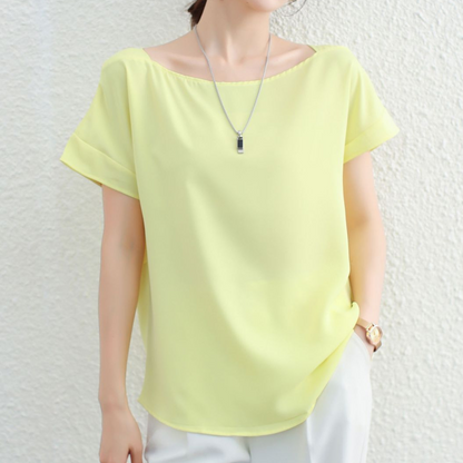 Isla Airy Curve Sleeve Blouse