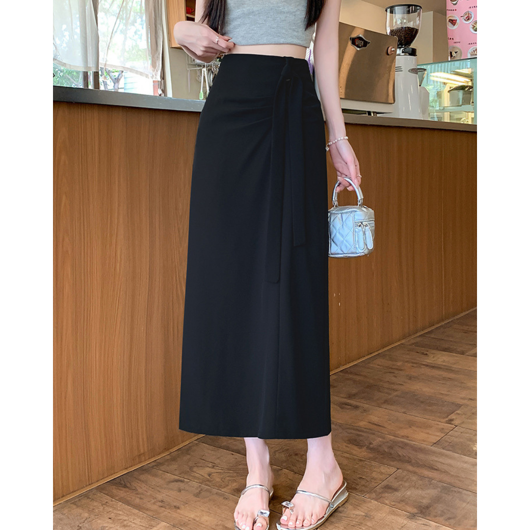 Mira Soft Tie Column Skirt